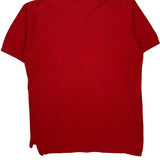 Chaps Ralph Lauren Polo Shirt - Medium Red Cotton