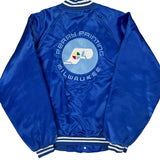 Perry Printing Milwaukee Hartwell Varsity Jacket - Large Blue Polyester