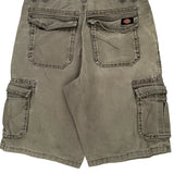 Dickies Cargo Shorts - 32W 10L Gray Cotton