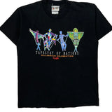 Millennium Celebration Disney Graphic T-Shirt - Medium Black Cotton