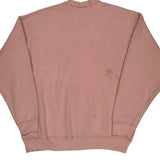 90S Blank Fruit Of The Loom Sweatshirt - XL Pink Cotton