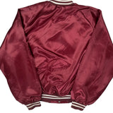 Taylor Varsity Jacket - 2XL Burgundy Polyester