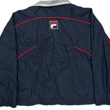 Fila Windbreaker - Large Navy Nylon