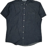 Tommy Hilfiger Short Sleeve Shirt - XL Navy Cotton