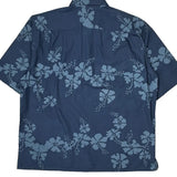 Commemorative Classics Reyn Spooner Floral Hawaiian Shirt - Large Blue Cotton