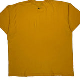 Nike Graphic T-Shirt - 2XL Yellow Cotton