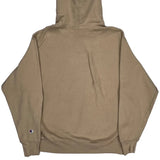 Reverse Weave Champion Hoodie - Large Beige Cotton