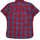 Tommy Hilfiger Checked Short Sleeve Shirt - XL Blue Cotton