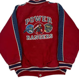 Age 4-5 Power Rangers Disney Graphic Varsity Jacket - XS Red Cotton