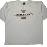 Timberland Graphic T-Shirt - XL White Cotton