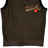 Quiksilver Vest - Medium Brown Polyester