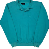 Patagonia Collared Sweatshirt - Large Blue Cotton