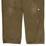 Dickies Carpenter Trousers - 32W 30L Brown Cotton
