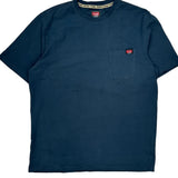 Wrangler T-Shirt - XL Blue Cotton