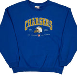 Los Angeles Chargers Nfl Graphic Sweatshirt - Large Blue Cotton
