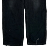 Carhartt Double Knee Carpenter Pants - 31W 30L Black Cotton