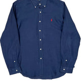 Ralph Lauren Shirt - Large Blue Linen