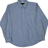 Tommy Hilfiger Shirt - Large Blue Cotton