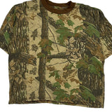 Mossy Oak Camo T-Shirt - XL Green Cotton