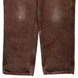 Carhartt Carpenter Trousers - 36W 30L Brown Cotton