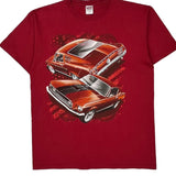 Ford Anvil Graphic T-Shirt - Large Red Cotton