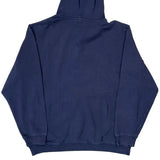 New York Rangers Reebok Graphic Hoodie - Large Navy Cotton Blend