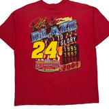 Jeff Gordon Chase Authentics Nascar T-Shirt - Large Red Cotton