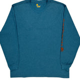Carhartt Long Sleeve T-Shirt - XL Blue Cotton
