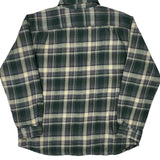 Carhartt Checked Flannel Shirt - XL Green Cotton