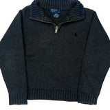 Age 6 Polo By Ralph Lauren 1/4 Zip - Medium Grey Cotton