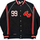 Rw Active Division Rocawear Varsity Jacket - Large Black Polyester