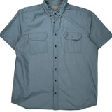 Carhartt Short Sleeve Shirt - 2XL Blue Cotton