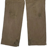 Carhartt Carpenter Trousers - 30W 34L Brown Cotton
