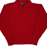 Polo By Ralph Lauren Sweater - Medium Red Cotton
