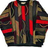 Norm Thompson Sweater - XL Multicoloured Cotton Blend