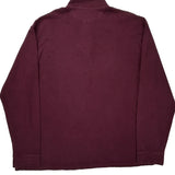 Polo By Ralph Lauren 1/4 Zip - 2XL Burgundy Cotton