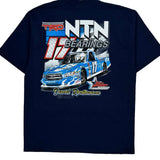 David Reutimann Fruit Of The Loom Nascar T-Shirt - XL Navy Cotton