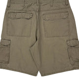 Wrangler Cargo Shorts - 36W 10L Khaki Cotton