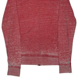 Harley Davidson Studded Hoodie - Medium Red Cotton Blend