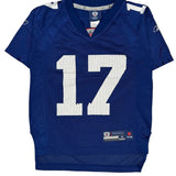 Age 8 Reebok New York Giants Football Jersey - Small Blue Polyester