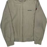 Tommy Hilfiger Spellout Harrington Jacket - Large Beige Polyester