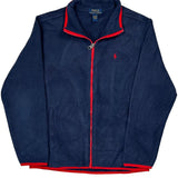 Age 14-16 Polo By Ralph Lauren Fleece Jacket - Large Blue Polyester