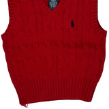 Age 9 Months Polo By Ralph Lauren Sweater Vest - 3XS Red Cotton