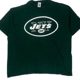 New York Jets Logo 7 Nfl T-Shirt - 3XL Green Cotton