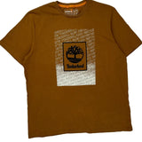Out Here Since 1973 Timberland T-Shirt - XL Brown Cotton