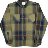Levis Checked Flannel Shirt - 2XL Multicoloured Cotton