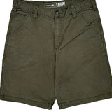Carhartt Carpenter Shorts - 34W 9L Green Cotton