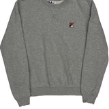 Fila Sweatshirt - Small Gray Cotton
