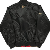 Falcons Reebok Bomber Jacket - Large Red Nylon