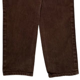 Levis 550 Jeans - 24W UK 4 Brown Cotton